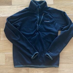 Columbia Dark Blue Quarter-Zip Fleece